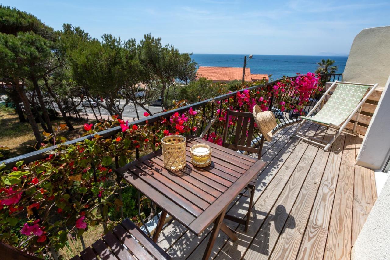 Hotel Almanarre Plage - Hotel Eco-Responsable Face A La Mer Hyères Exterior foto